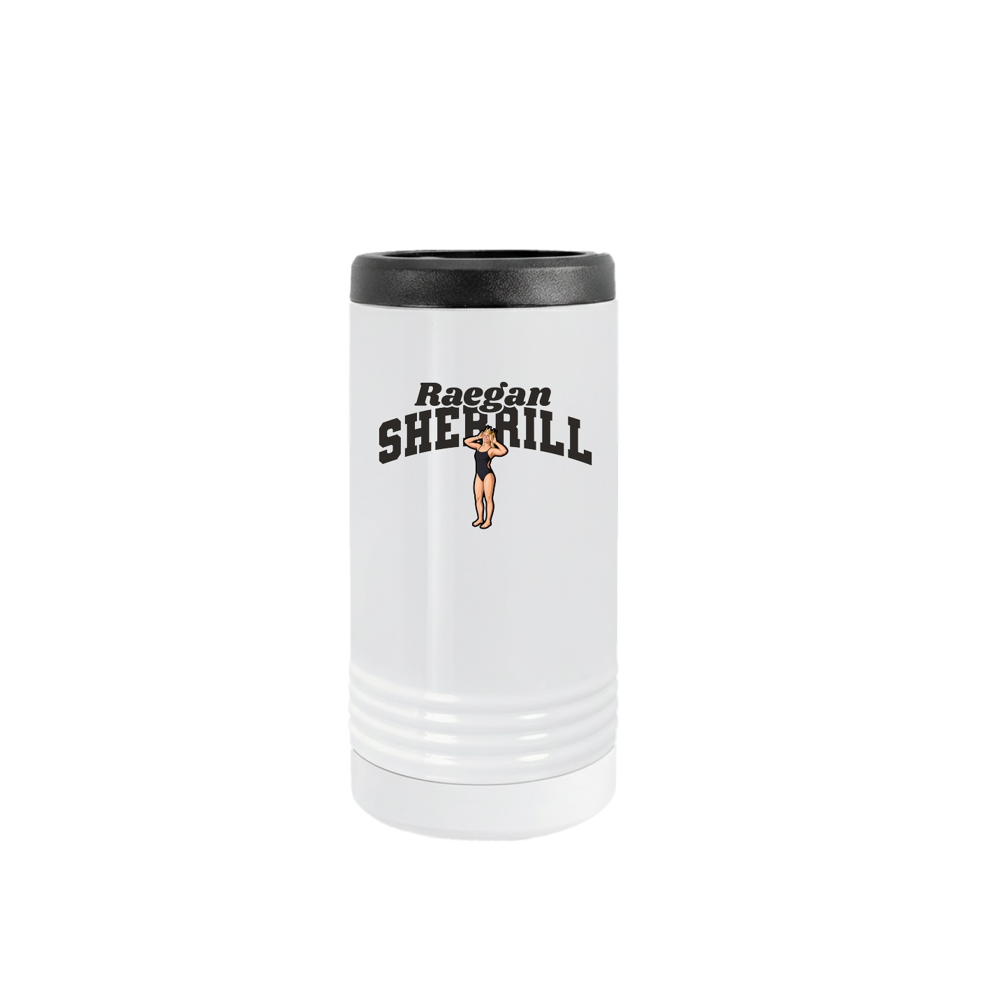 Slim Beverage Holder — Signature Arch in White