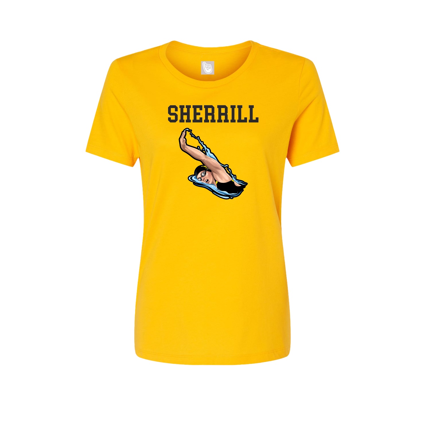 Fitted Women's Tee — Shirsey in Gold