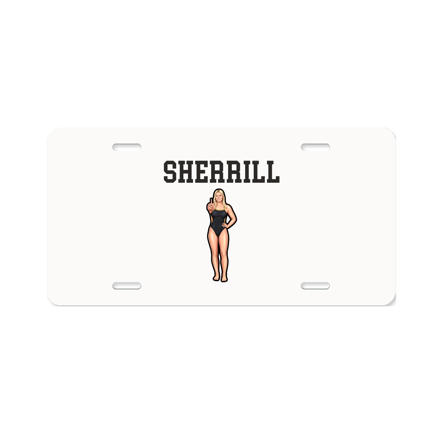 License Plate — Shirsey in Classic