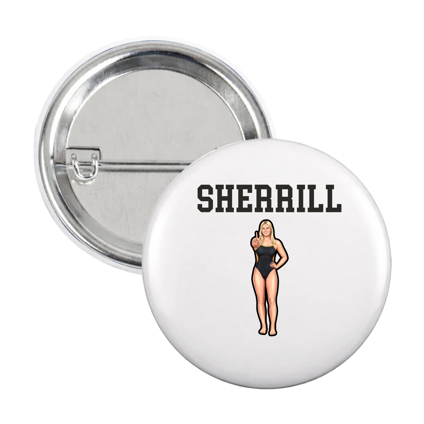 Game Day Button — Shirsey in White