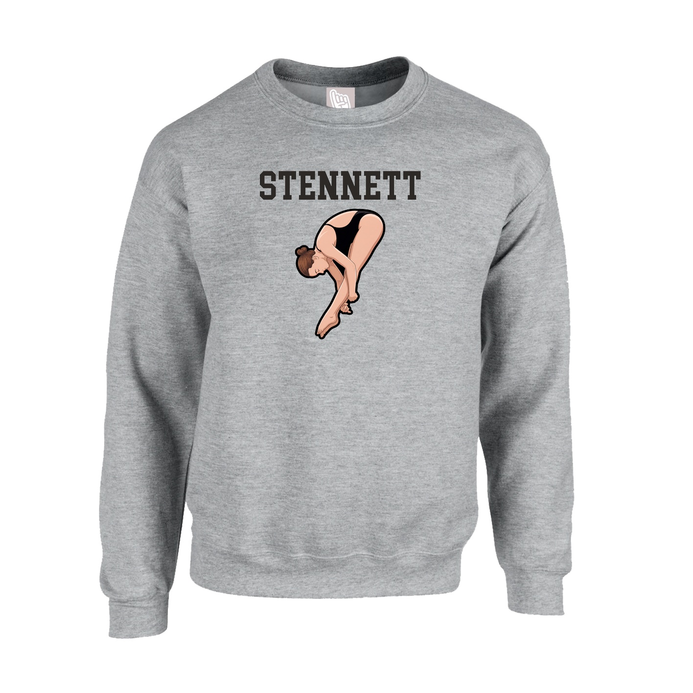 Fleece Crew — Shirsey in Grey