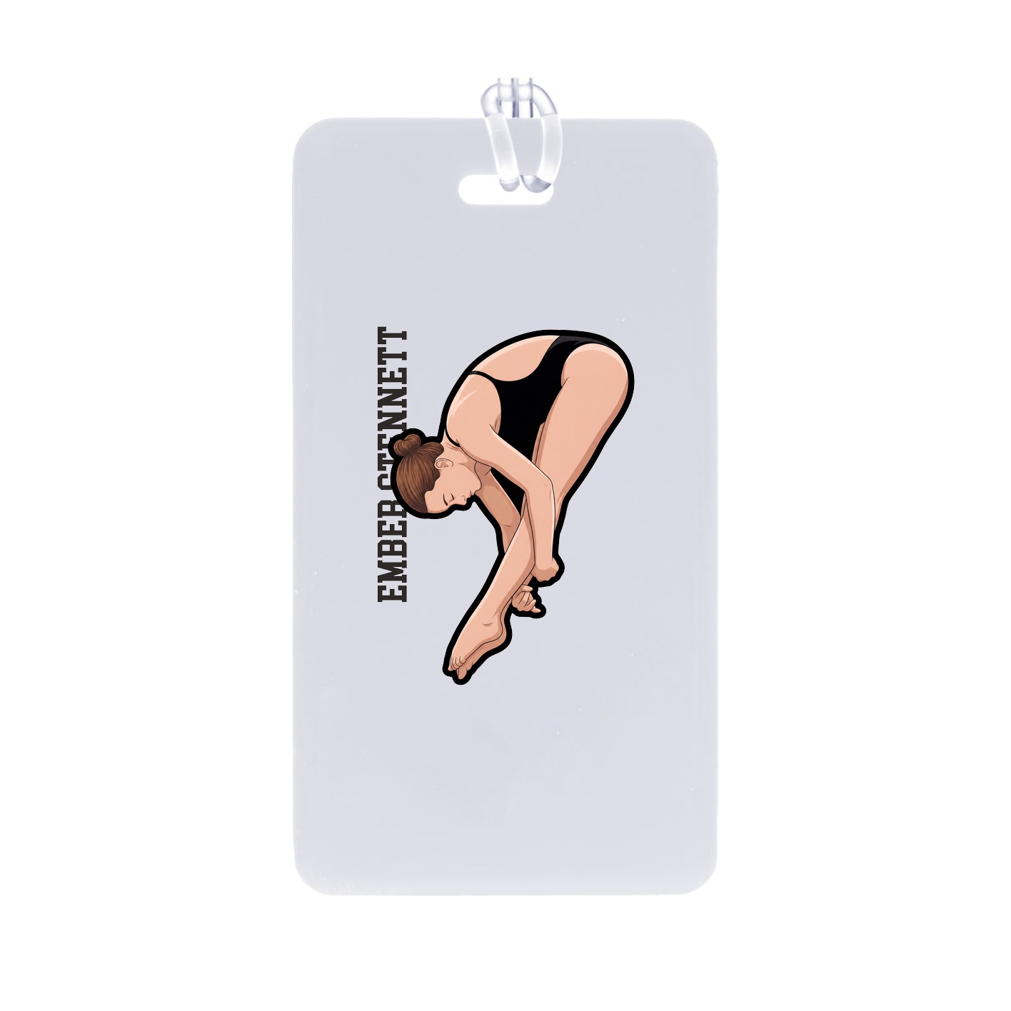 Bag Tag — Name Vertical in Classic