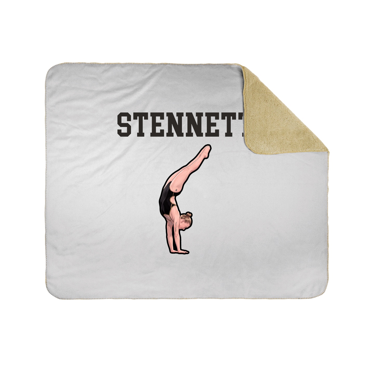 Throw Blanket — Shirsey in White