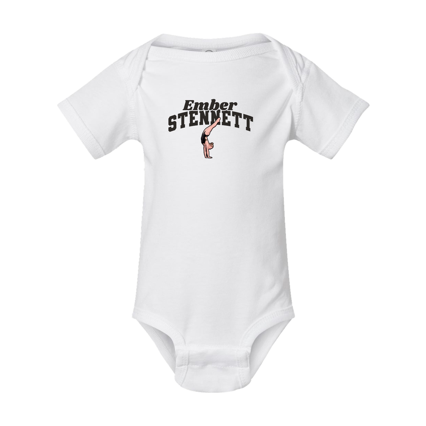 Baby Onesie — Signature Arch in White