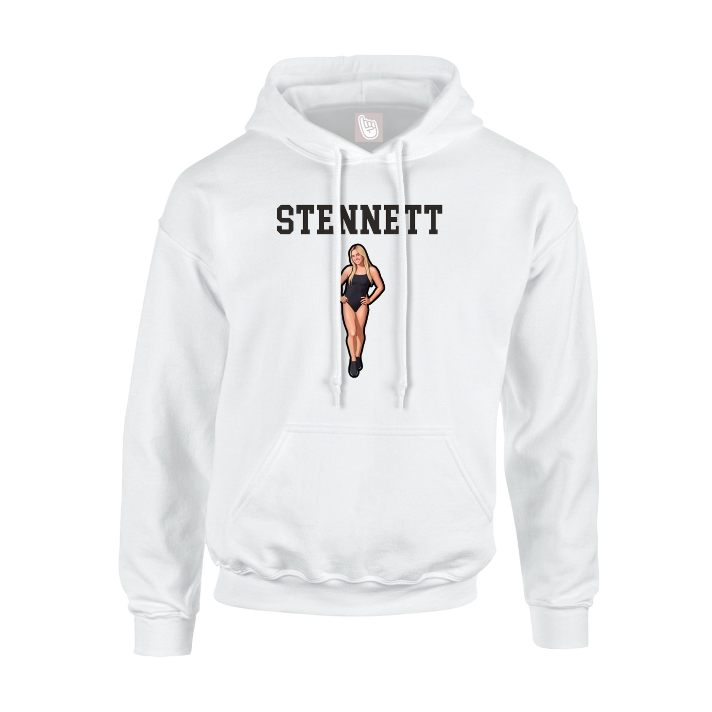 Hoodie — Shirsey in White