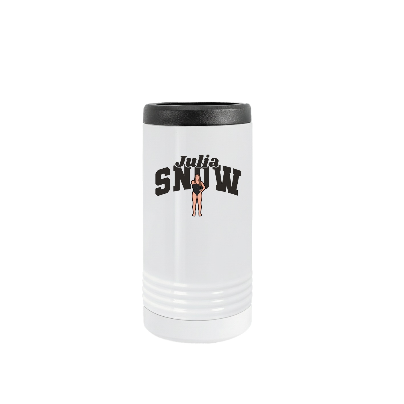 Slim Beverage Holder — Signature Arch in White