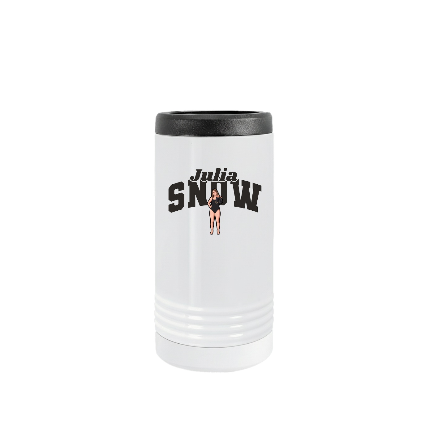 Slim Beverage Holder — Signature Arch in White
