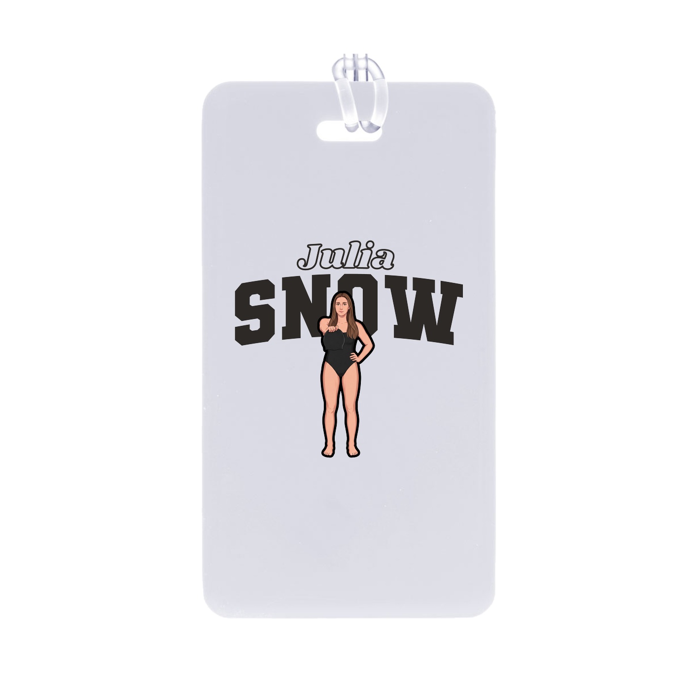 Bag Tag — Name Arch in Classic