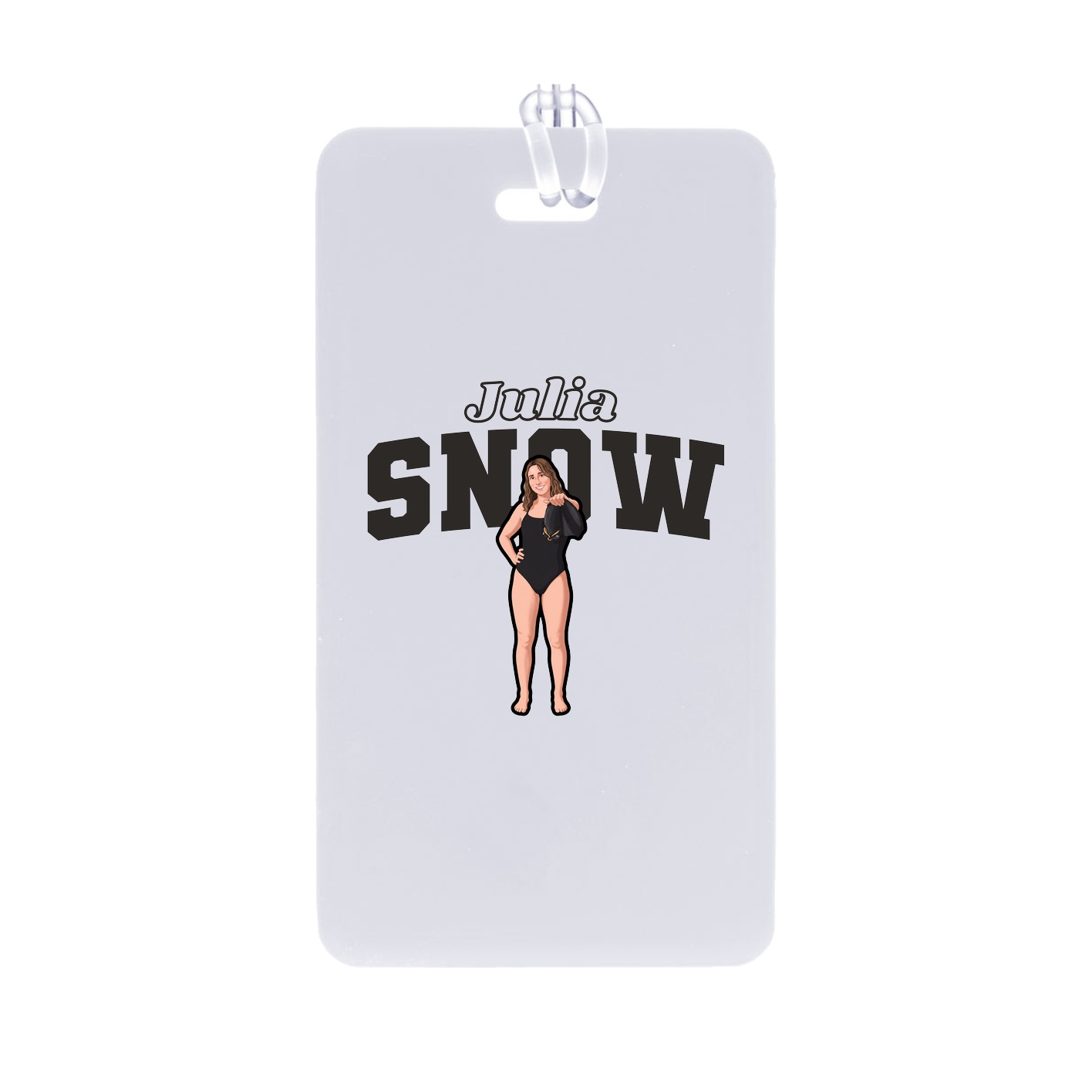 Bag Tag — Name Arch in Classic