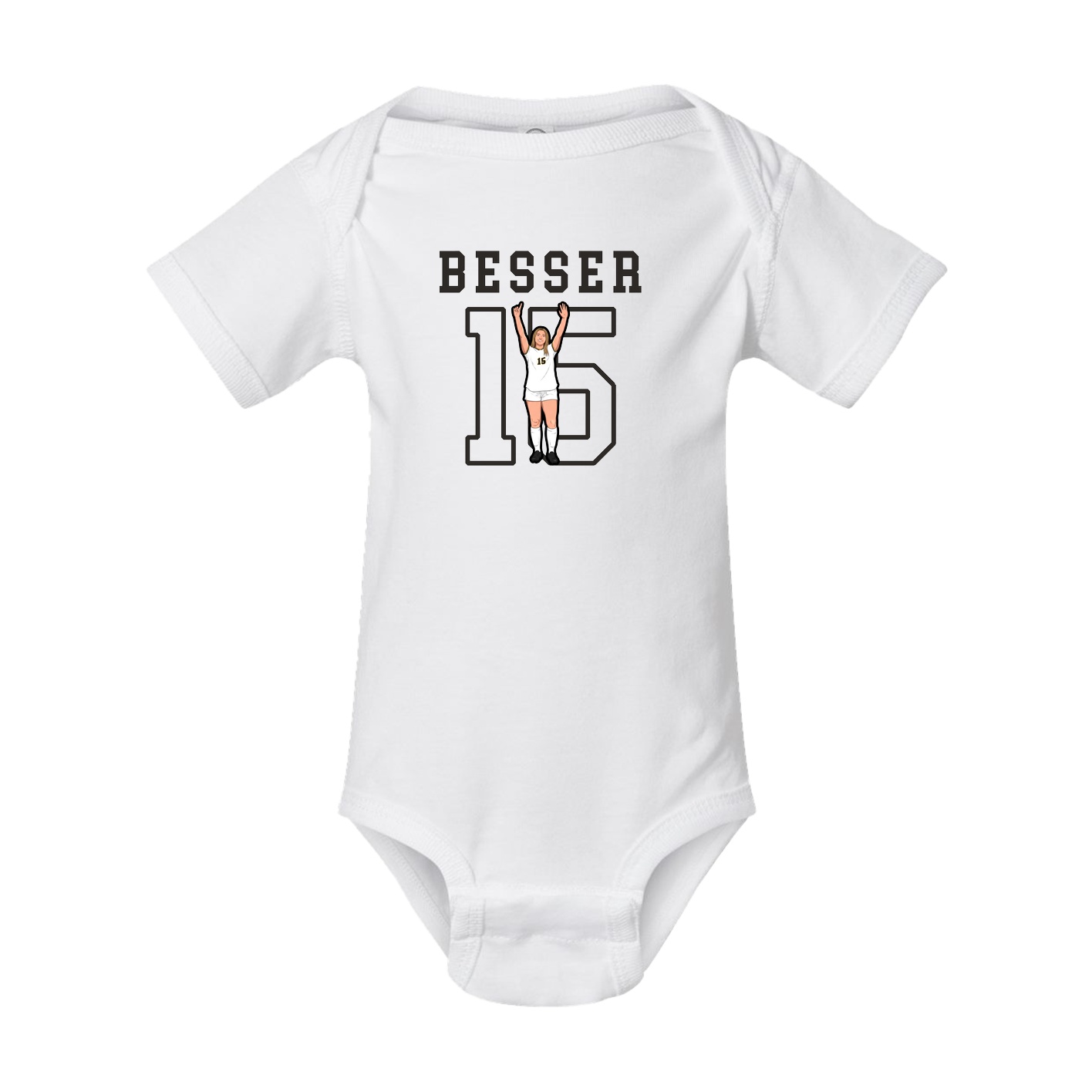 Baby Onesie — Shirsey in White