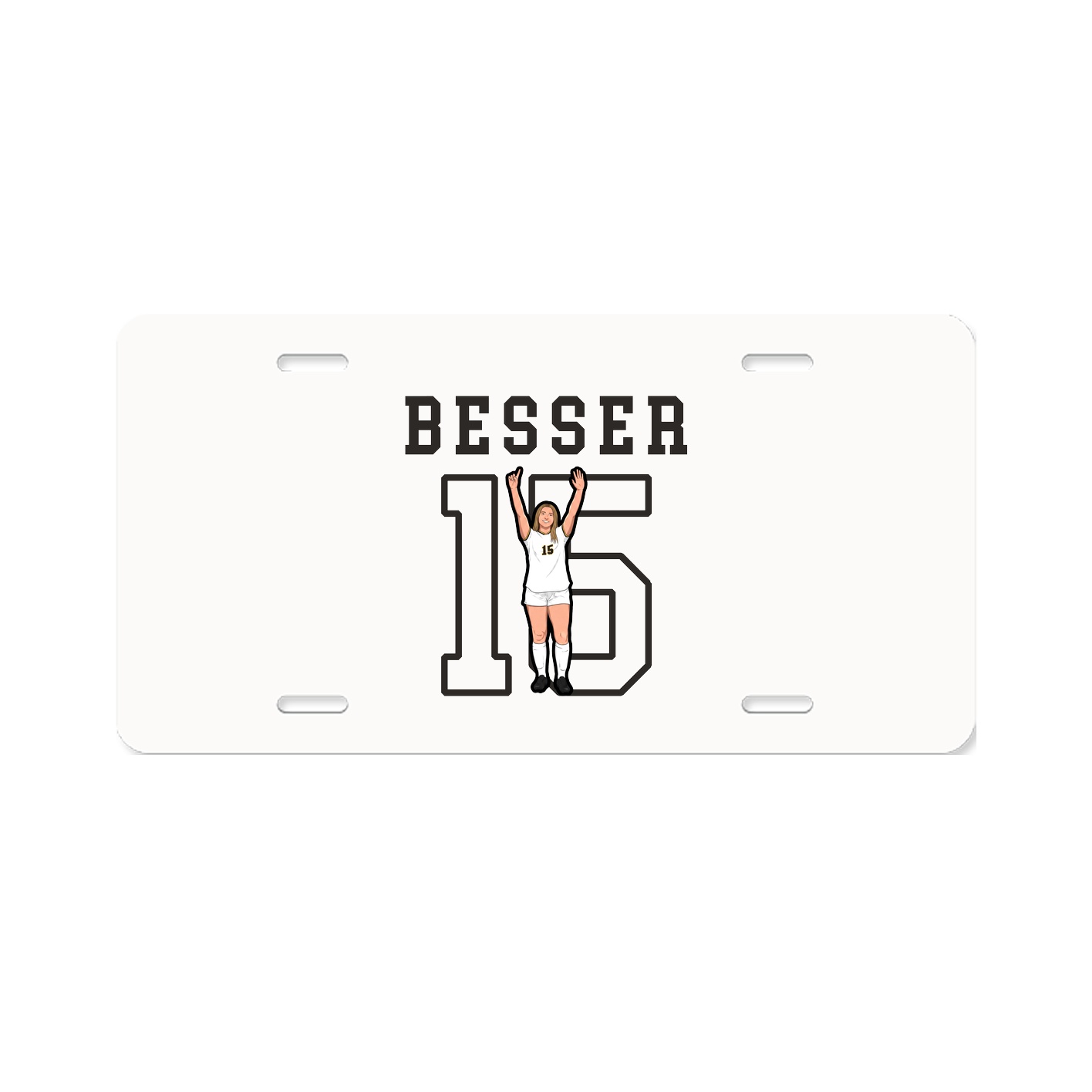 License Plate — Shirsey in Classic
