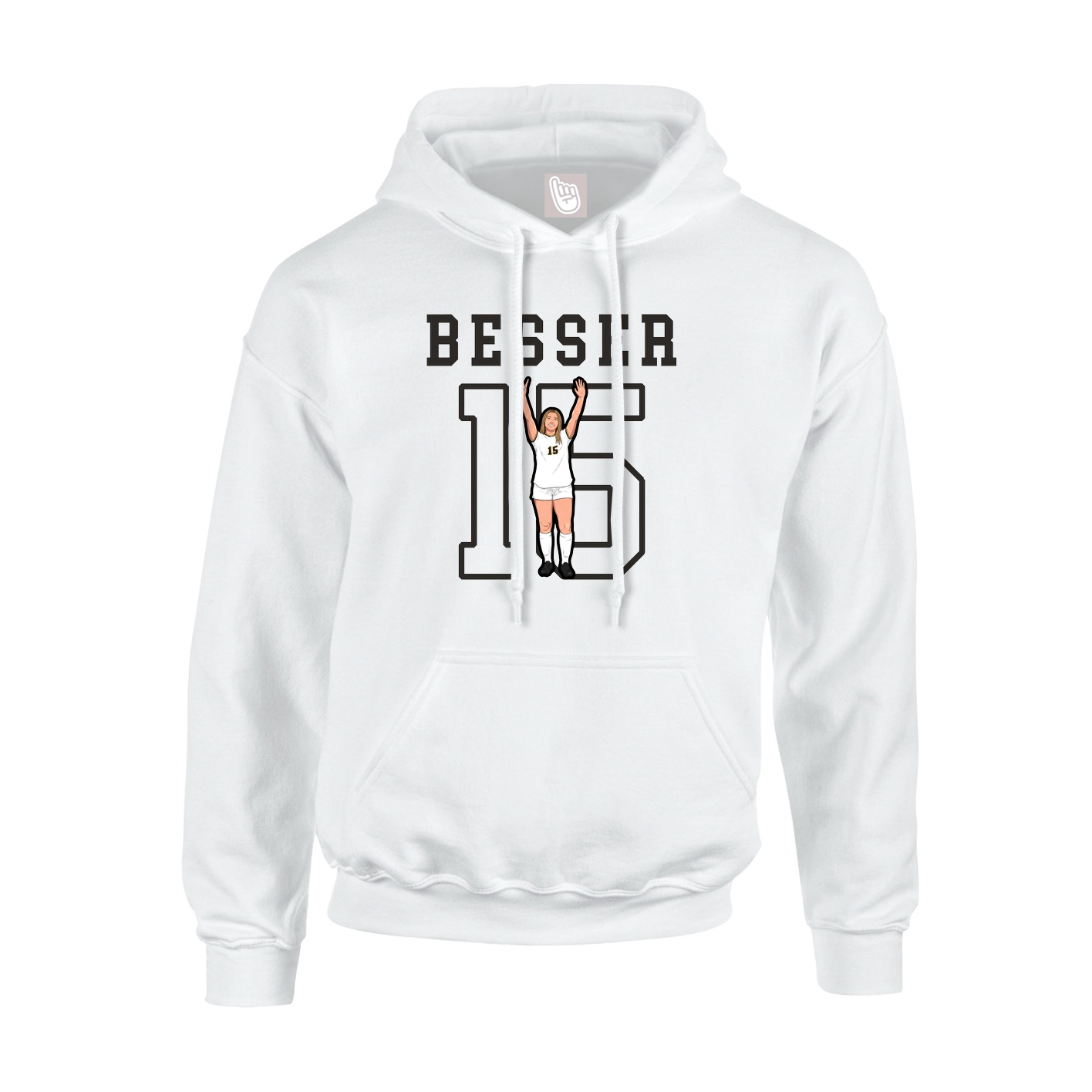 Youth Hoodie — Shirsey in White