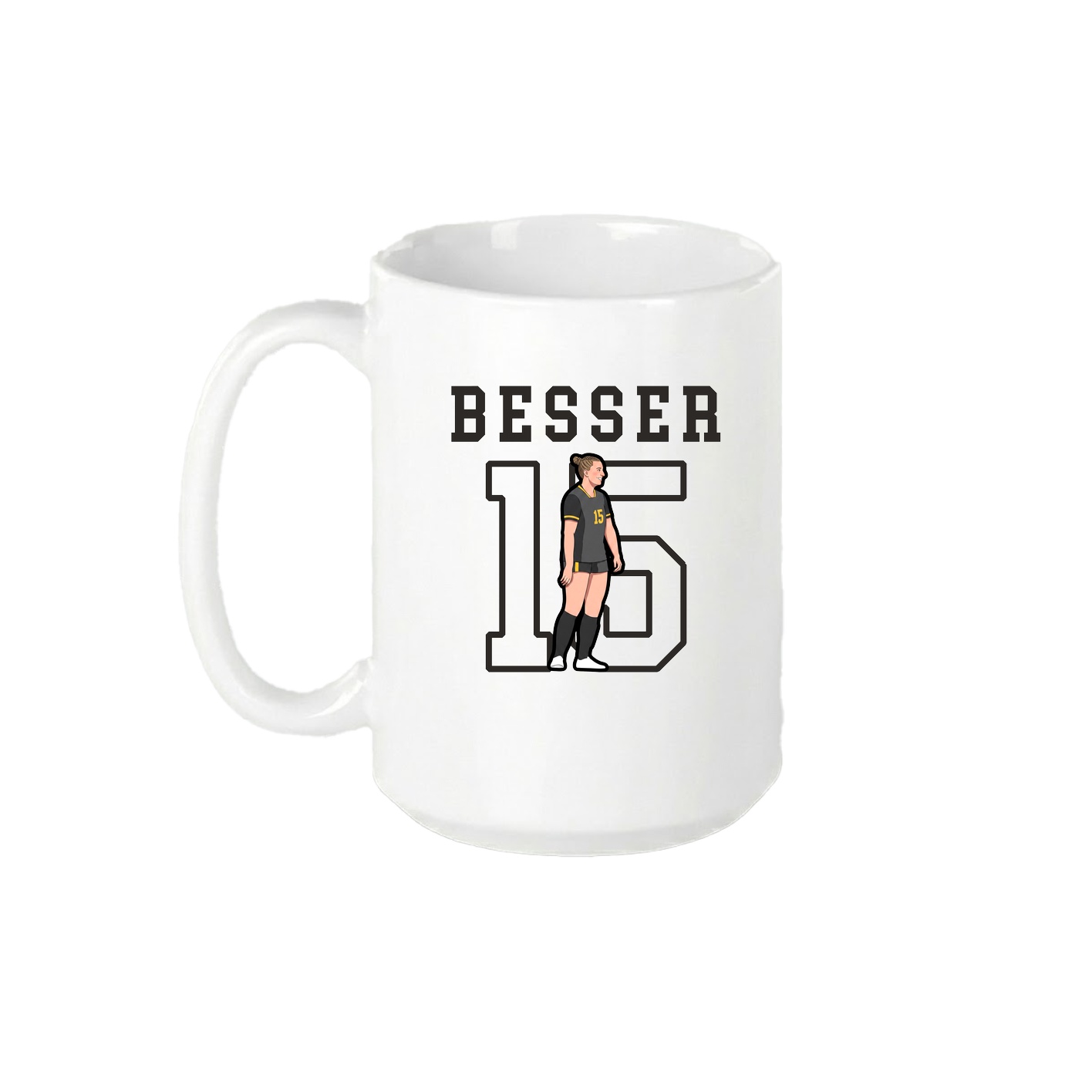 15oz Coffee Mug — Shirsey in White