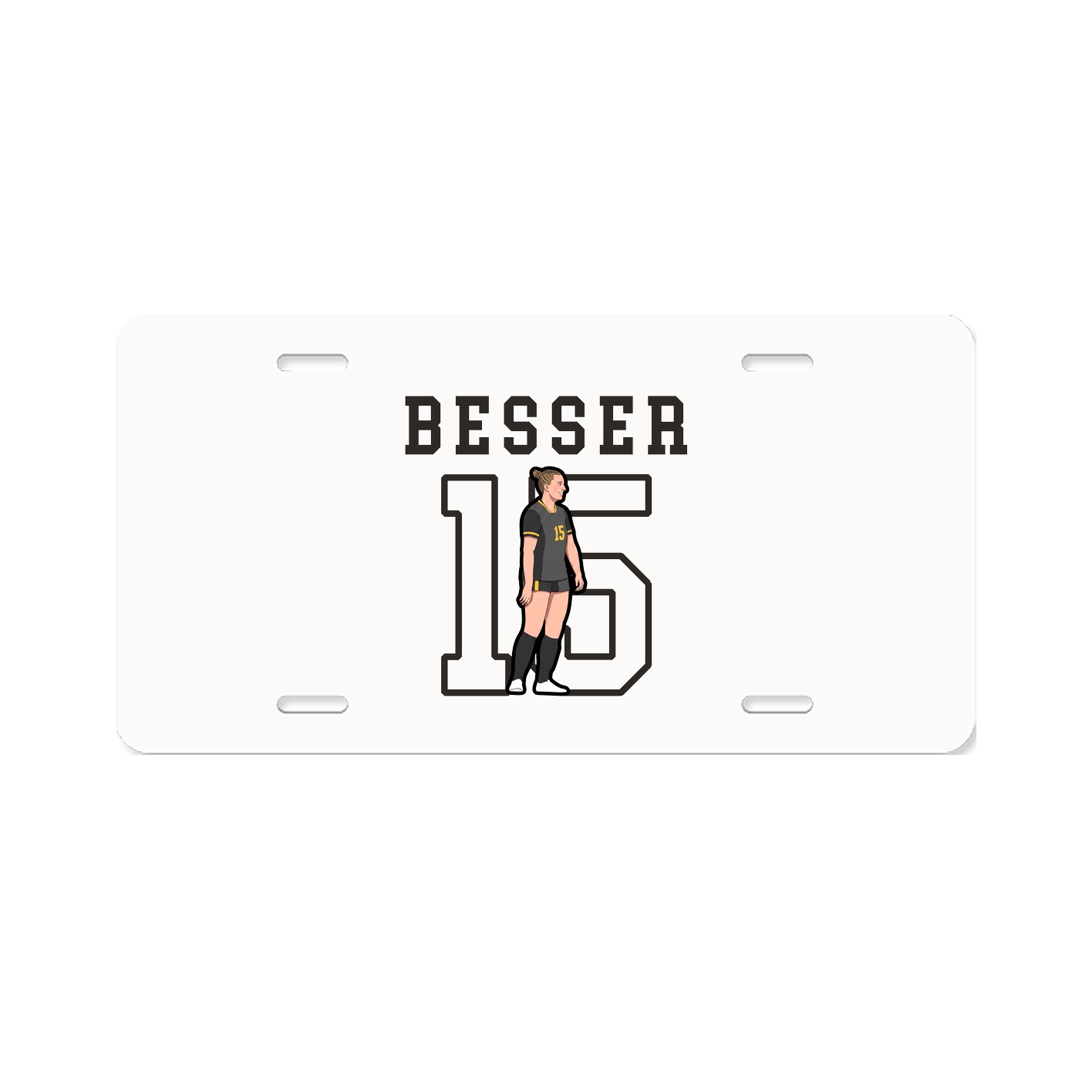 License Plate — Shirsey in Classic