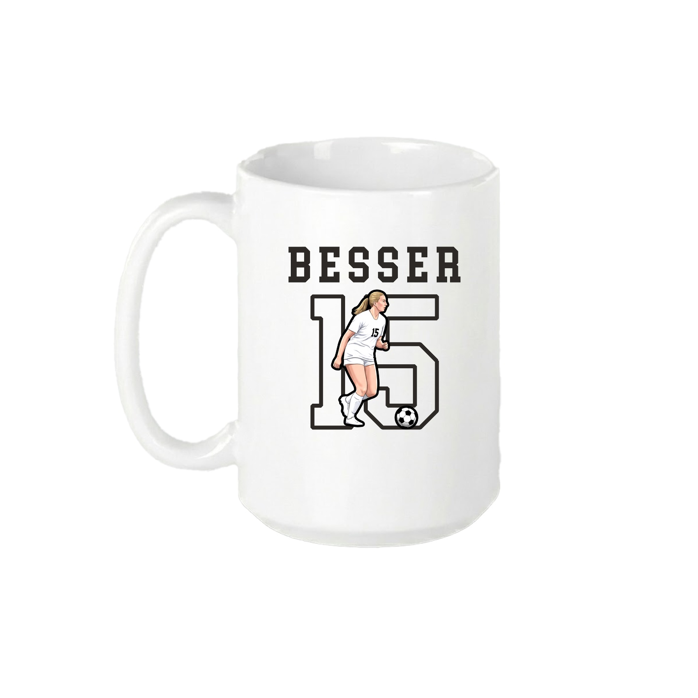 15oz Coffee Mug — Shirsey in White