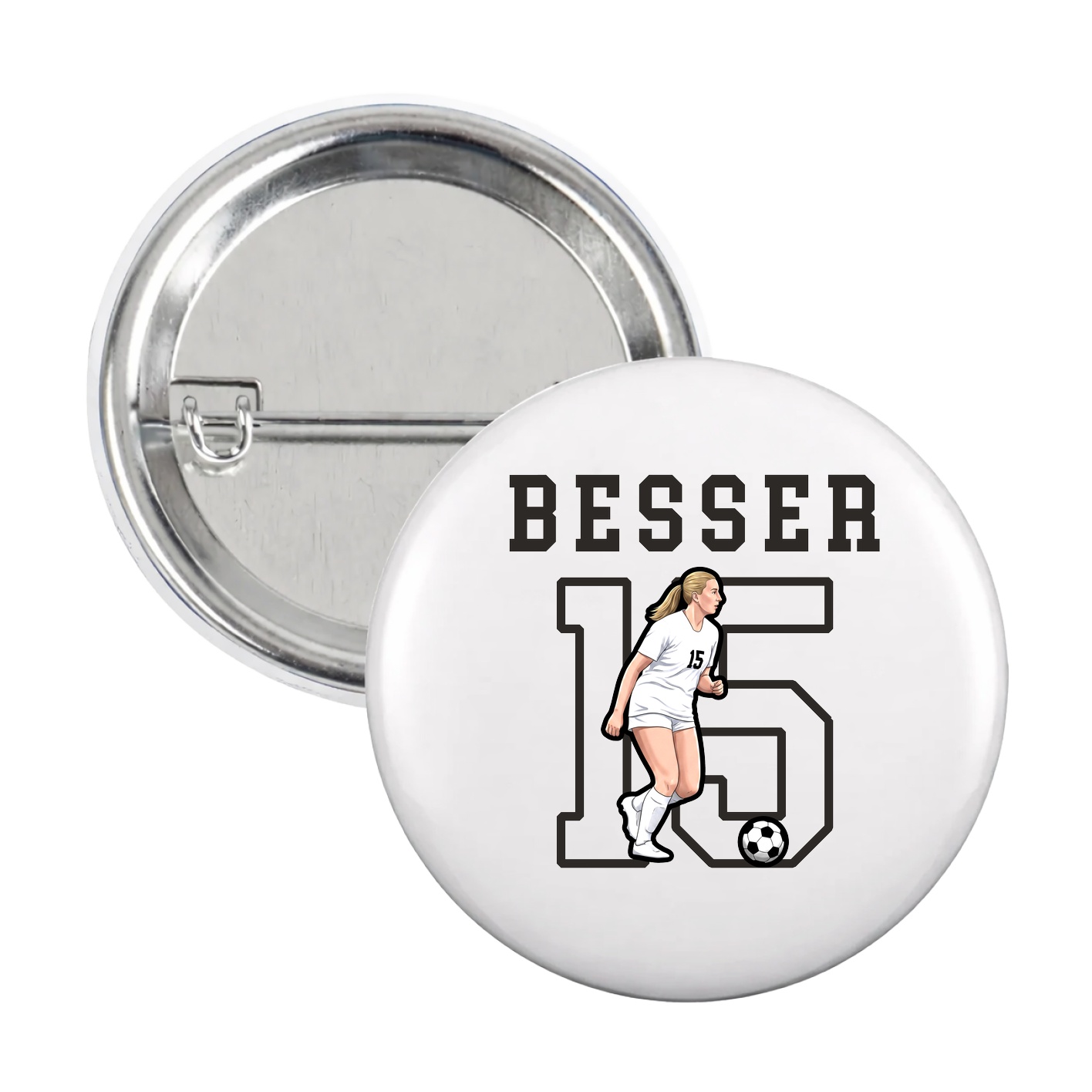 Game Day Button — Shirsey in White