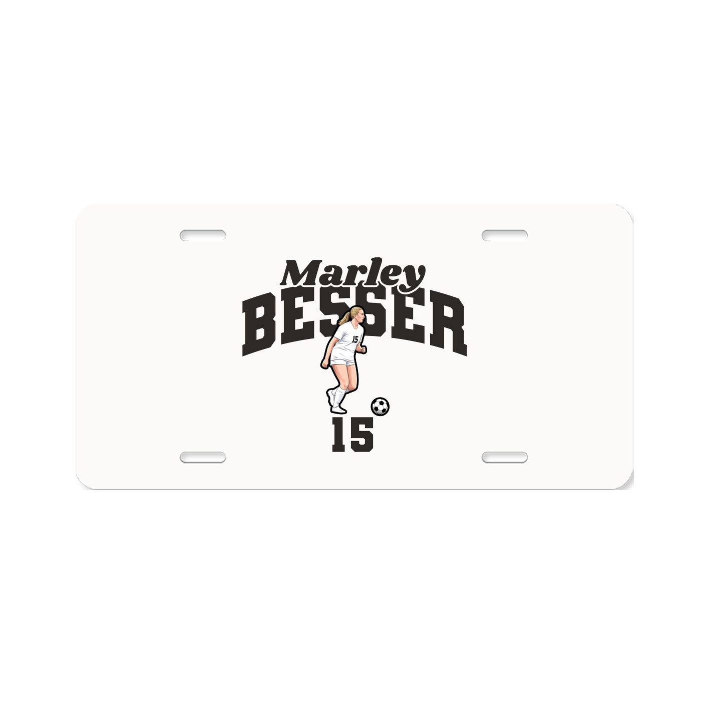 License Plate — Signature Arch in Classic