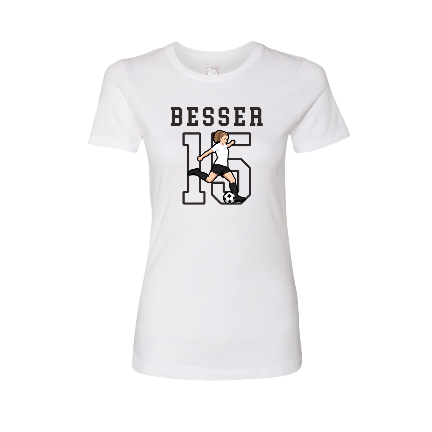 Fitted Women's Tee — Shirsey in White