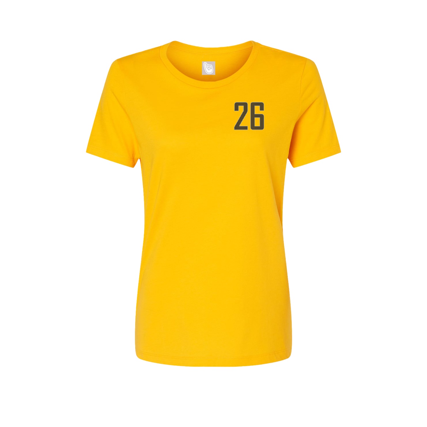 Womens Tee — Front Shirsy in Gold