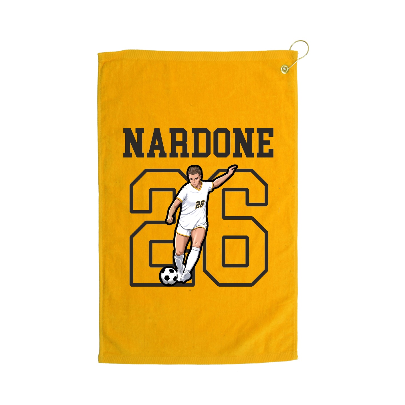 Golf Towel — Shirsey in Gold
