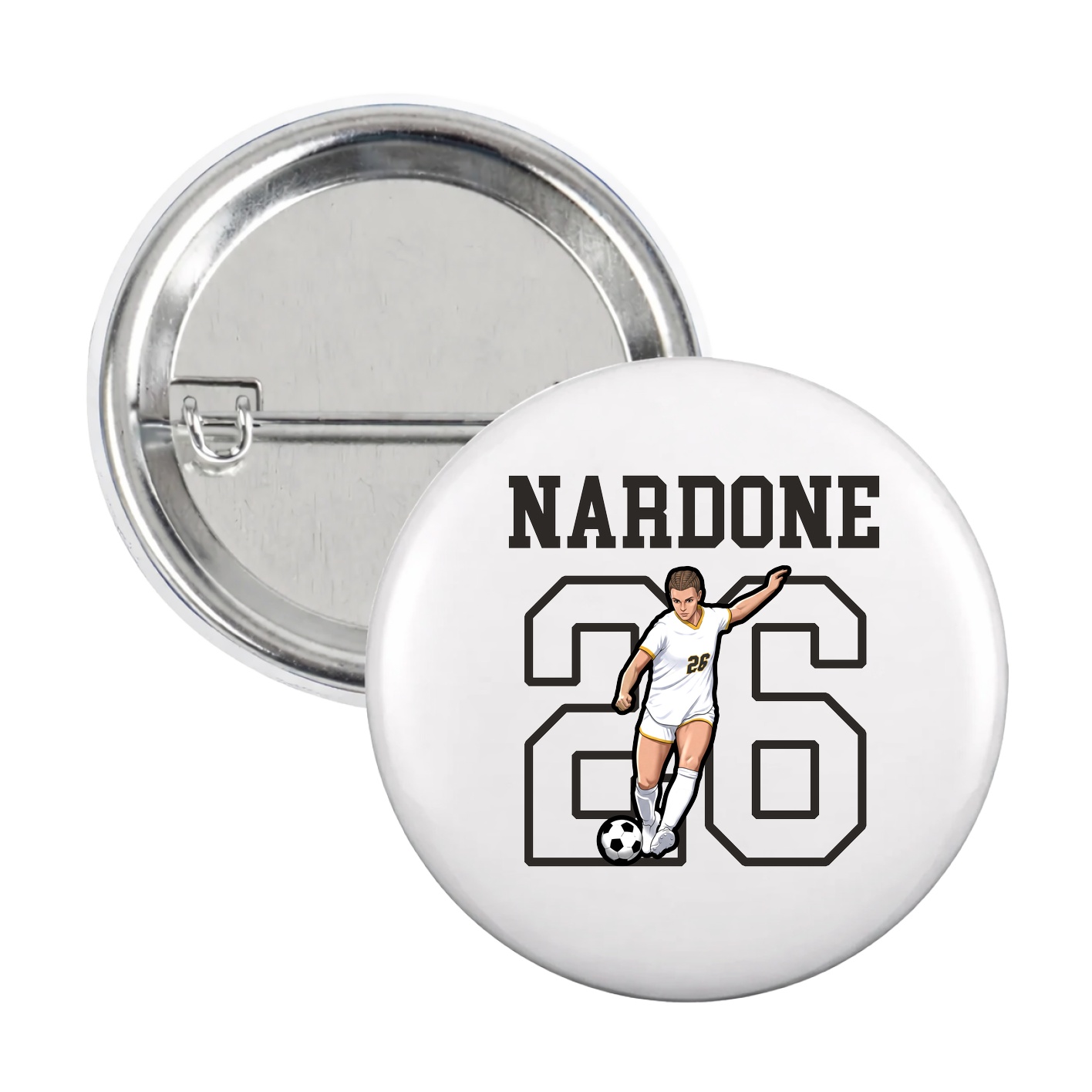 Game Day Button — Shirsey in White