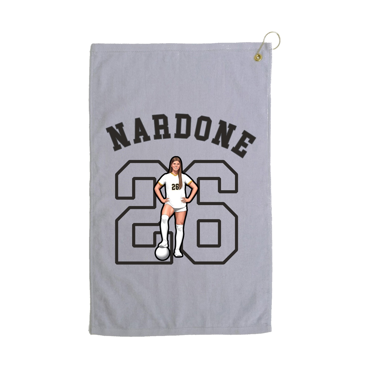 Golf Towel — Shirsey Arch in Grey