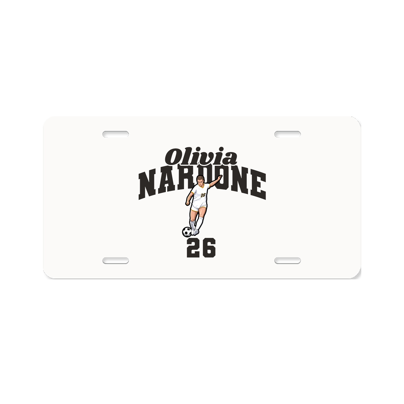 License Plate — Signature Arch in Classic