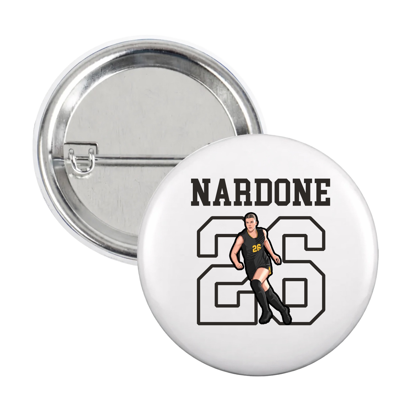 Game Day Button — Shirsey in White