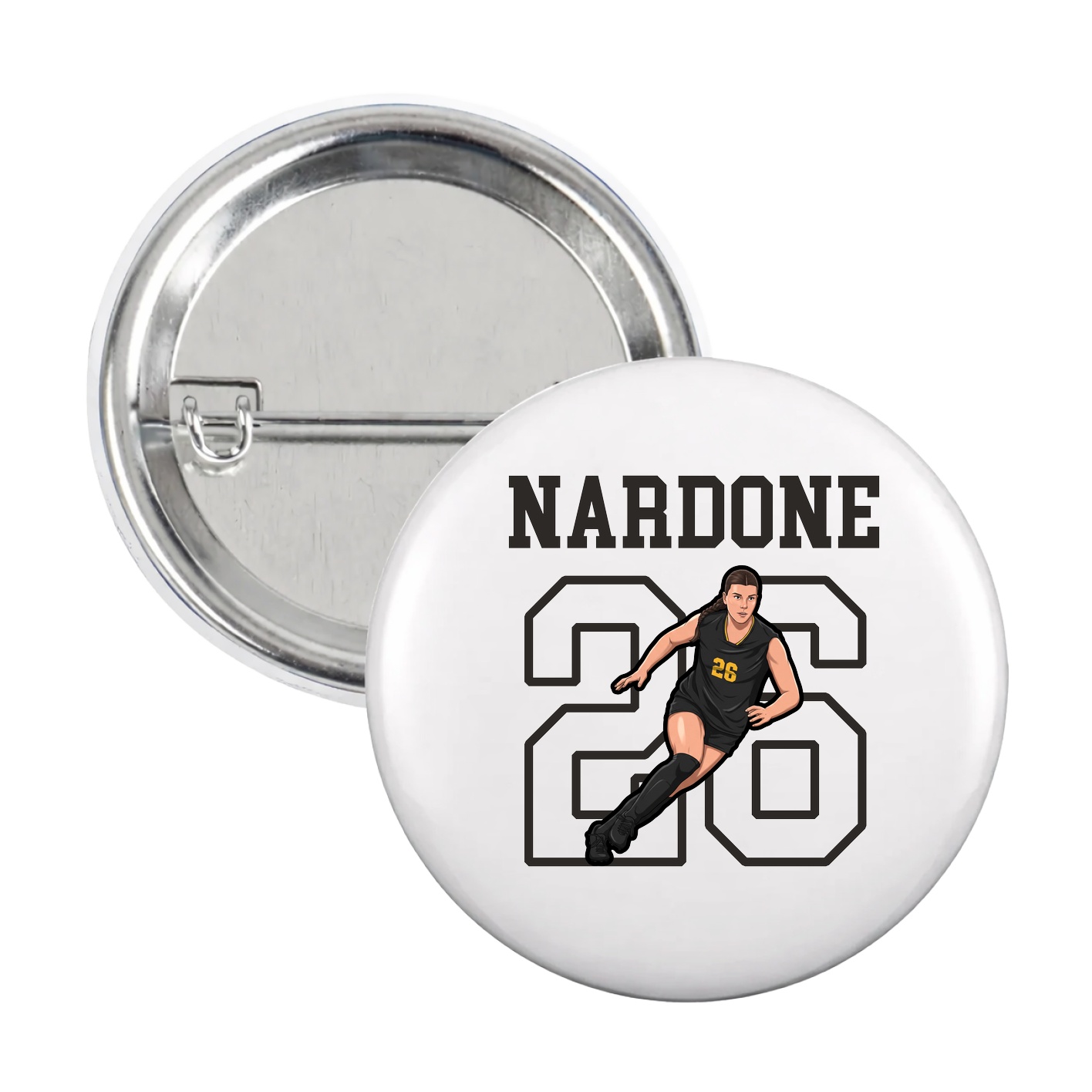 Game Day Button — Shirsey in White