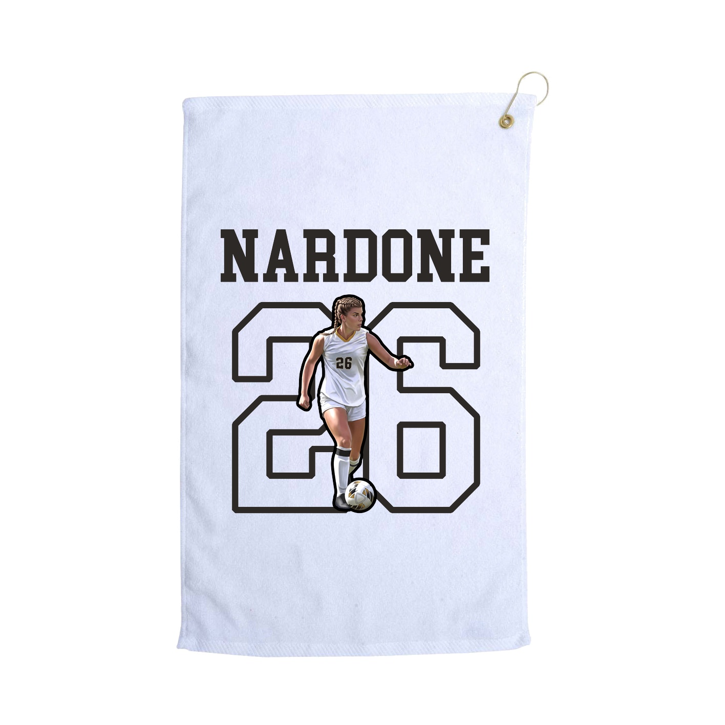 Golf Towel — Shirsey in White