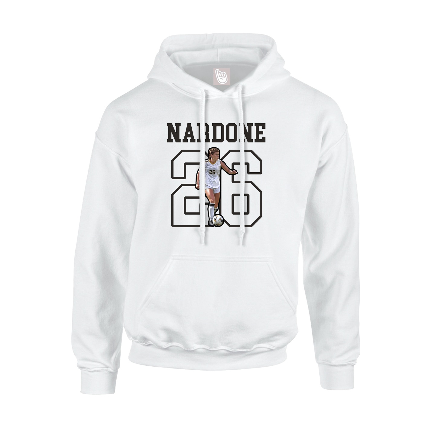 Hoodie — Shirsey in White