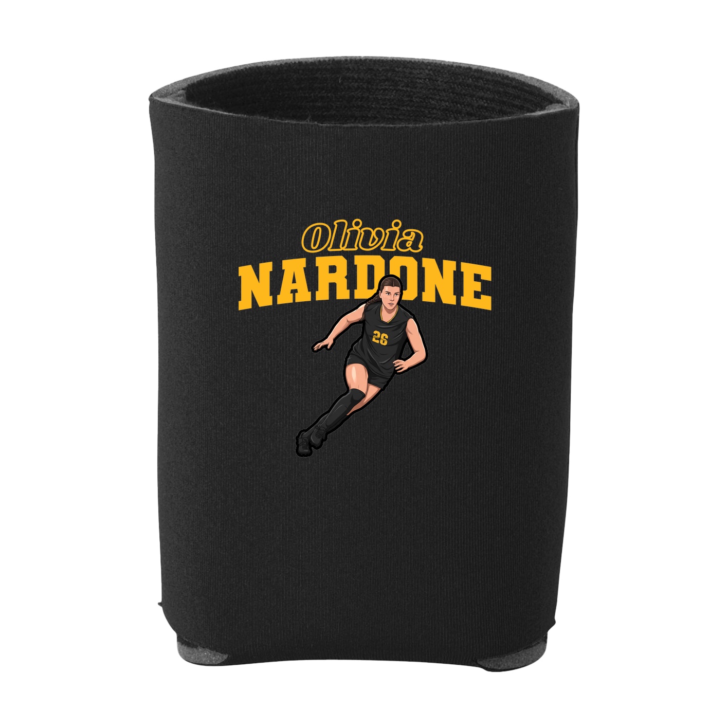 Can Holder — Name Arch in Black