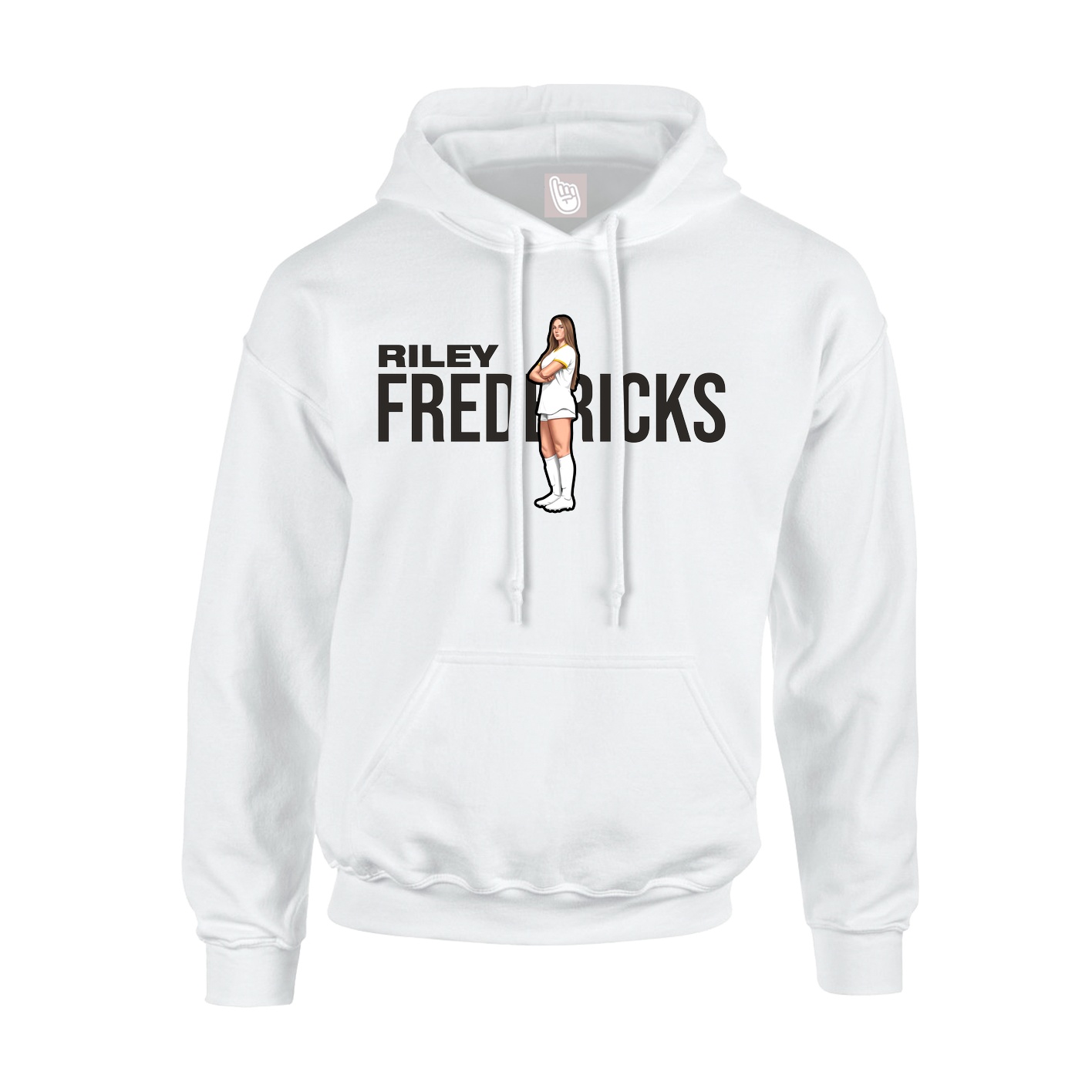 Hoodie — Player Name in White