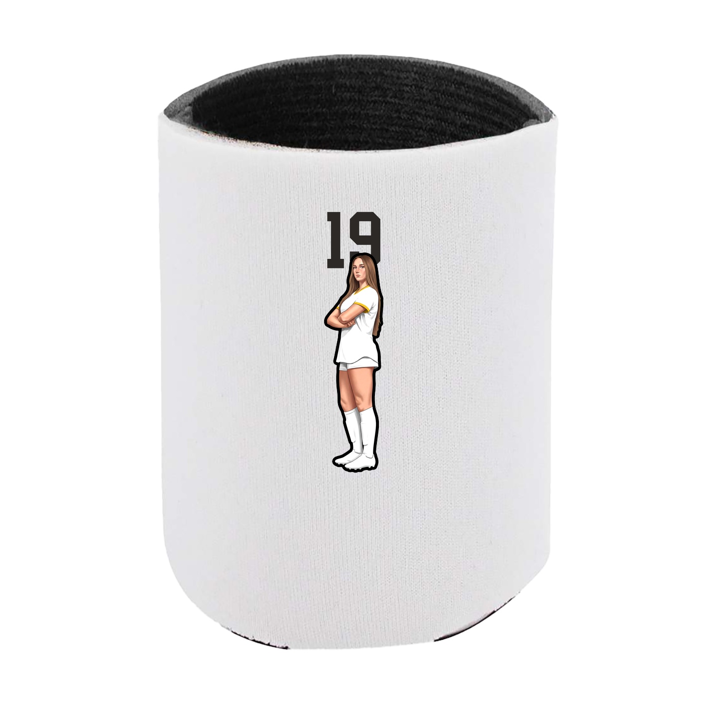 Can Holder — Number Top in White
