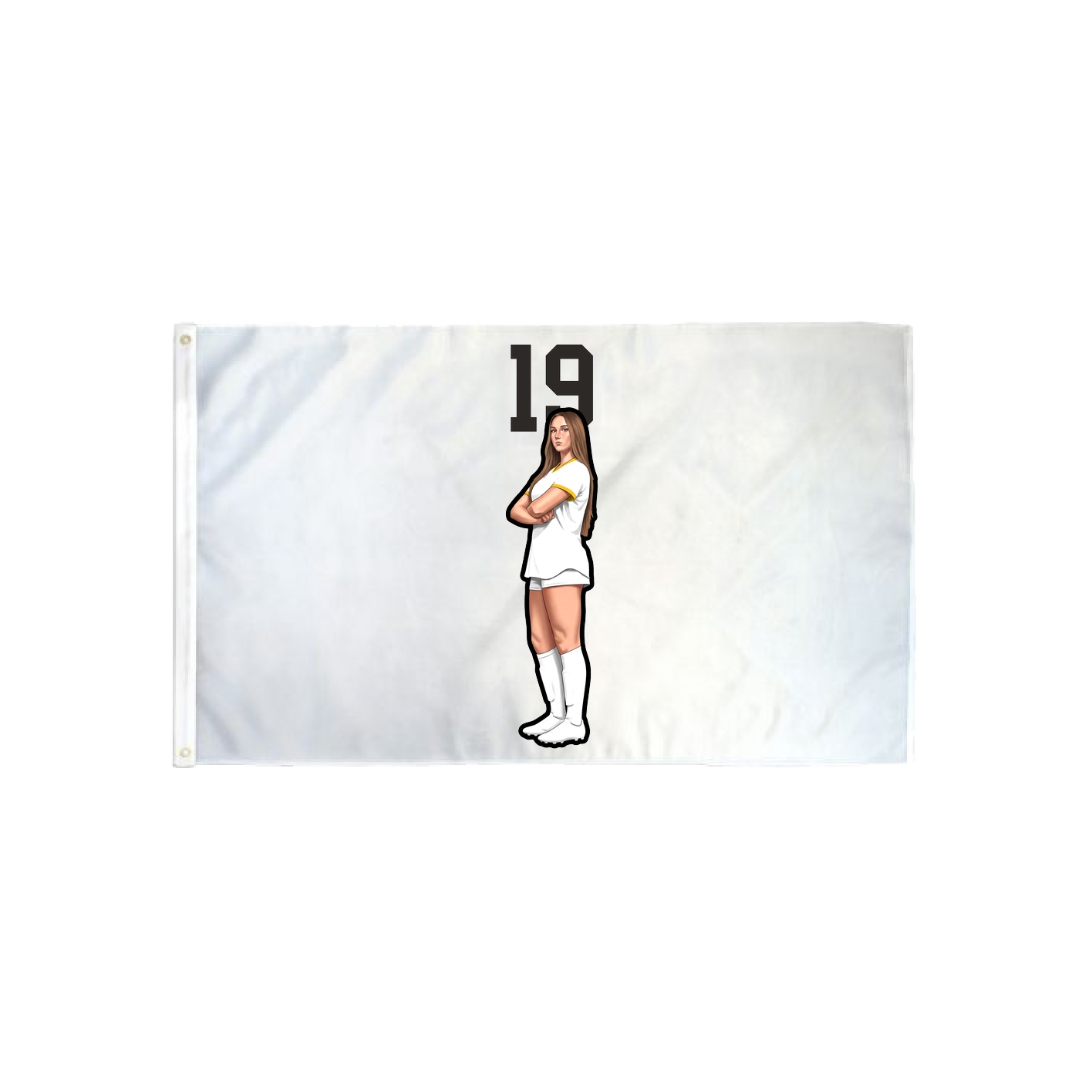 3x5 Flag — Number Top in Classic
