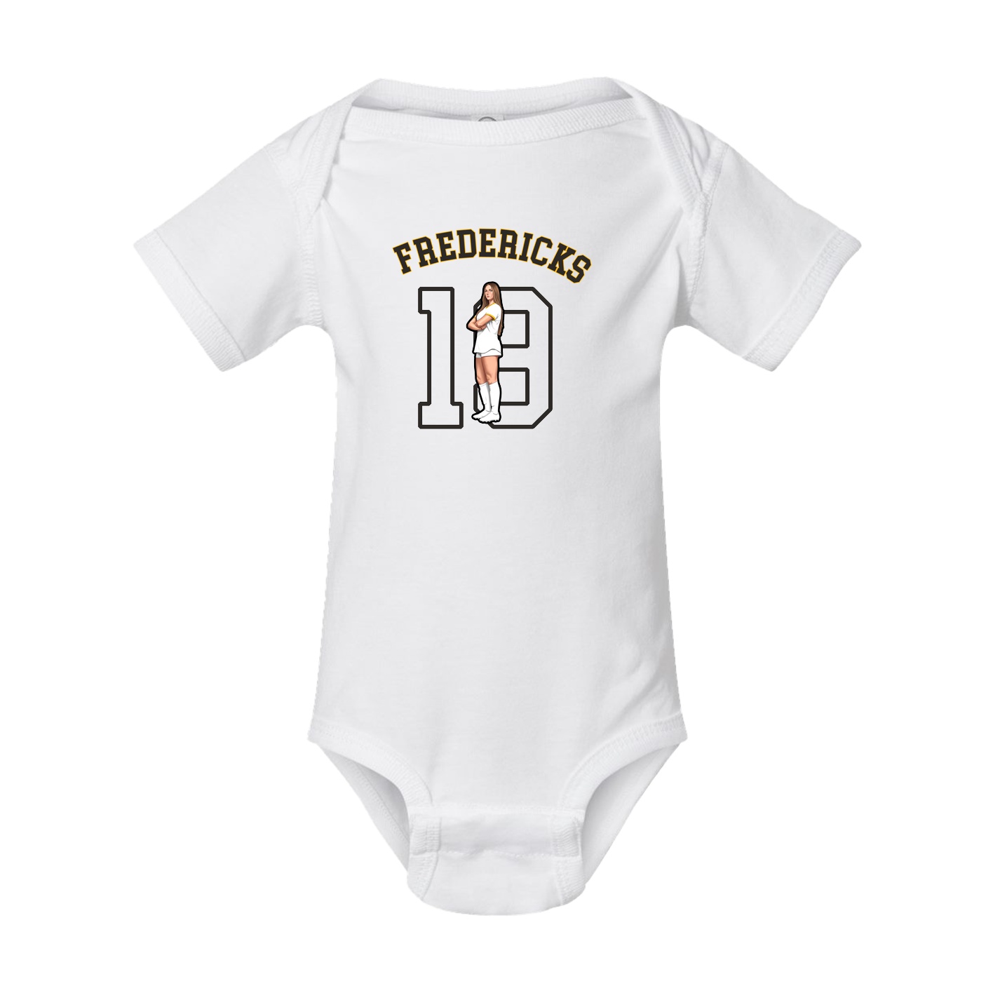 Baby Onesie — Shirsey Arch in White