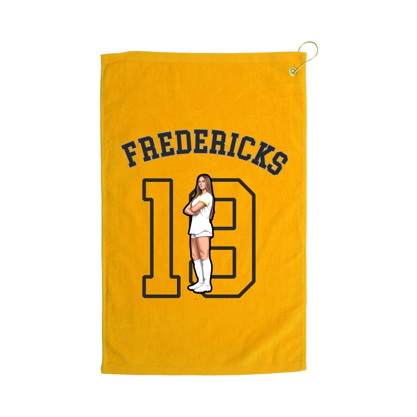 Golf Towel — Shirsey Arch in Gold