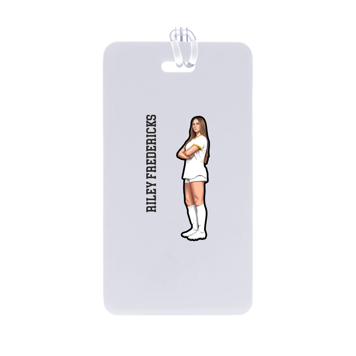Bag Tag — Name Vertical in Classic