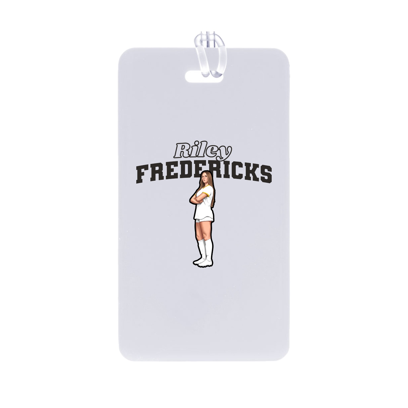 Bag Tag — Name Arch in Classic
