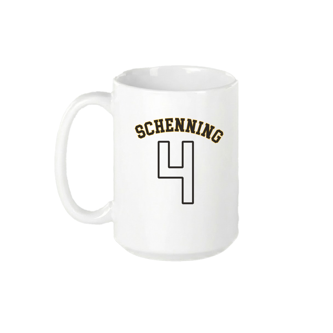 15oz Coffee Mug — Shirsey Arch in White