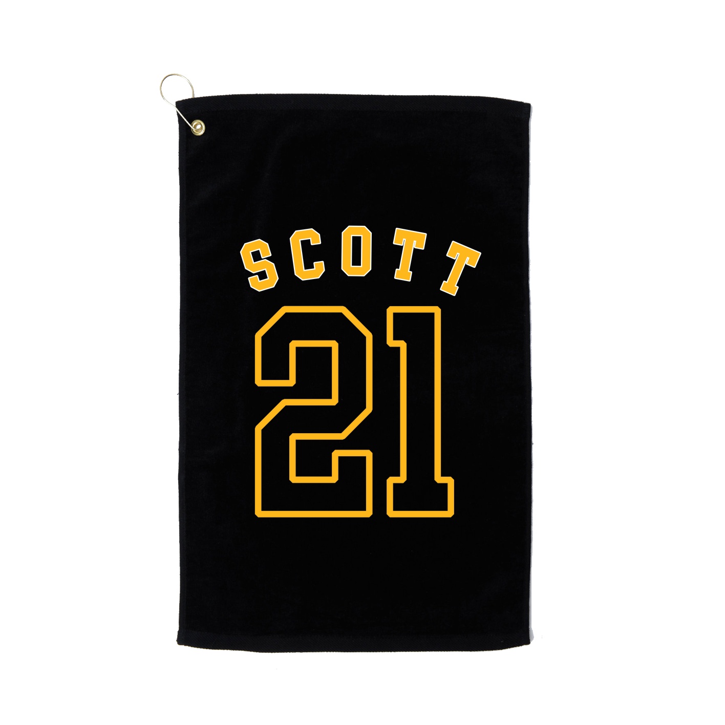 Golf Towel — Shirsey Arch in Black