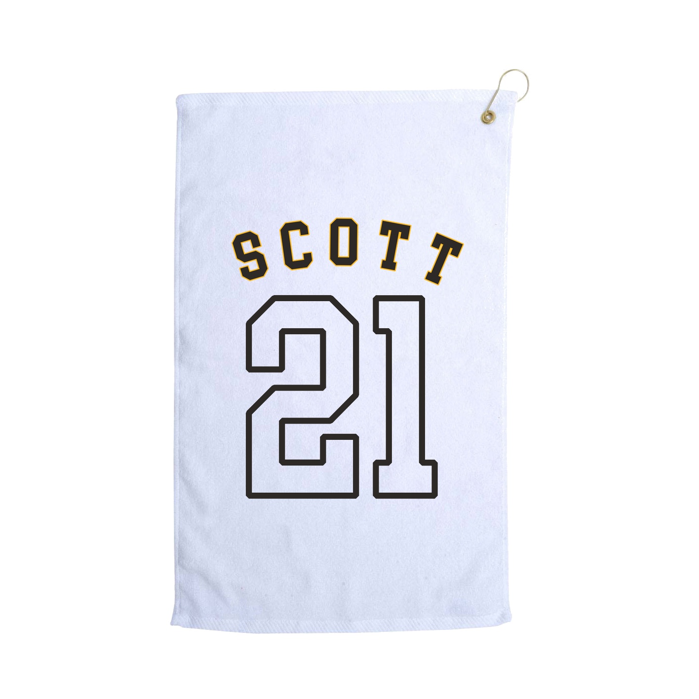 Golf Towel — Shirsey Arch in White