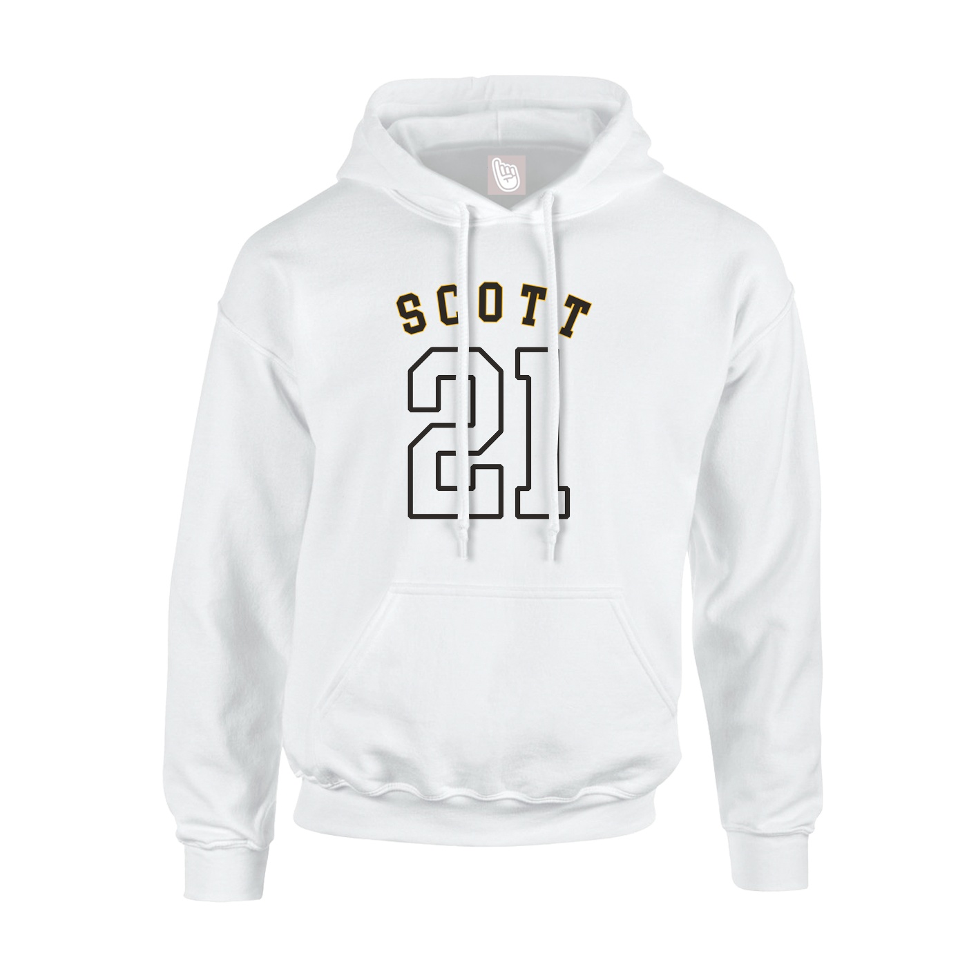 Hoodie — Shirsey Arch in White