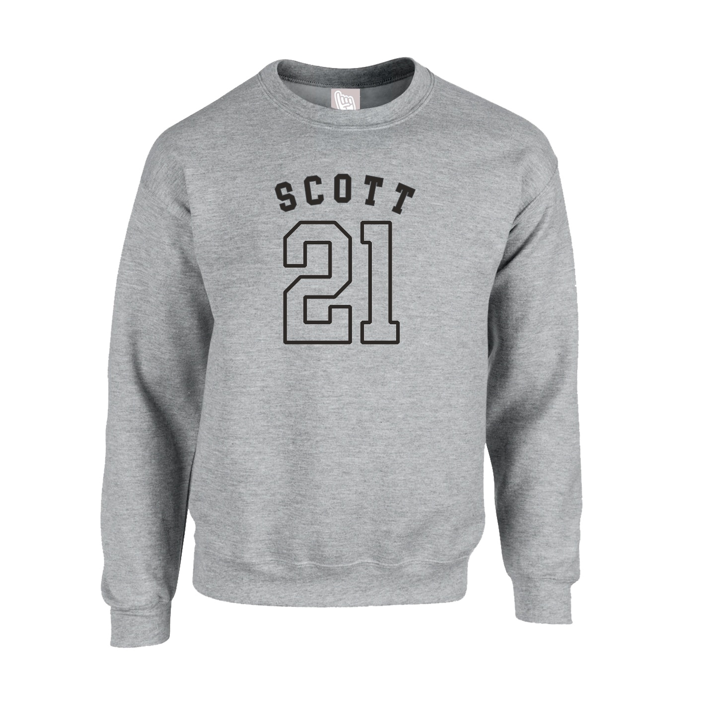 Fleece Crew — Shirsey Arch in Grey