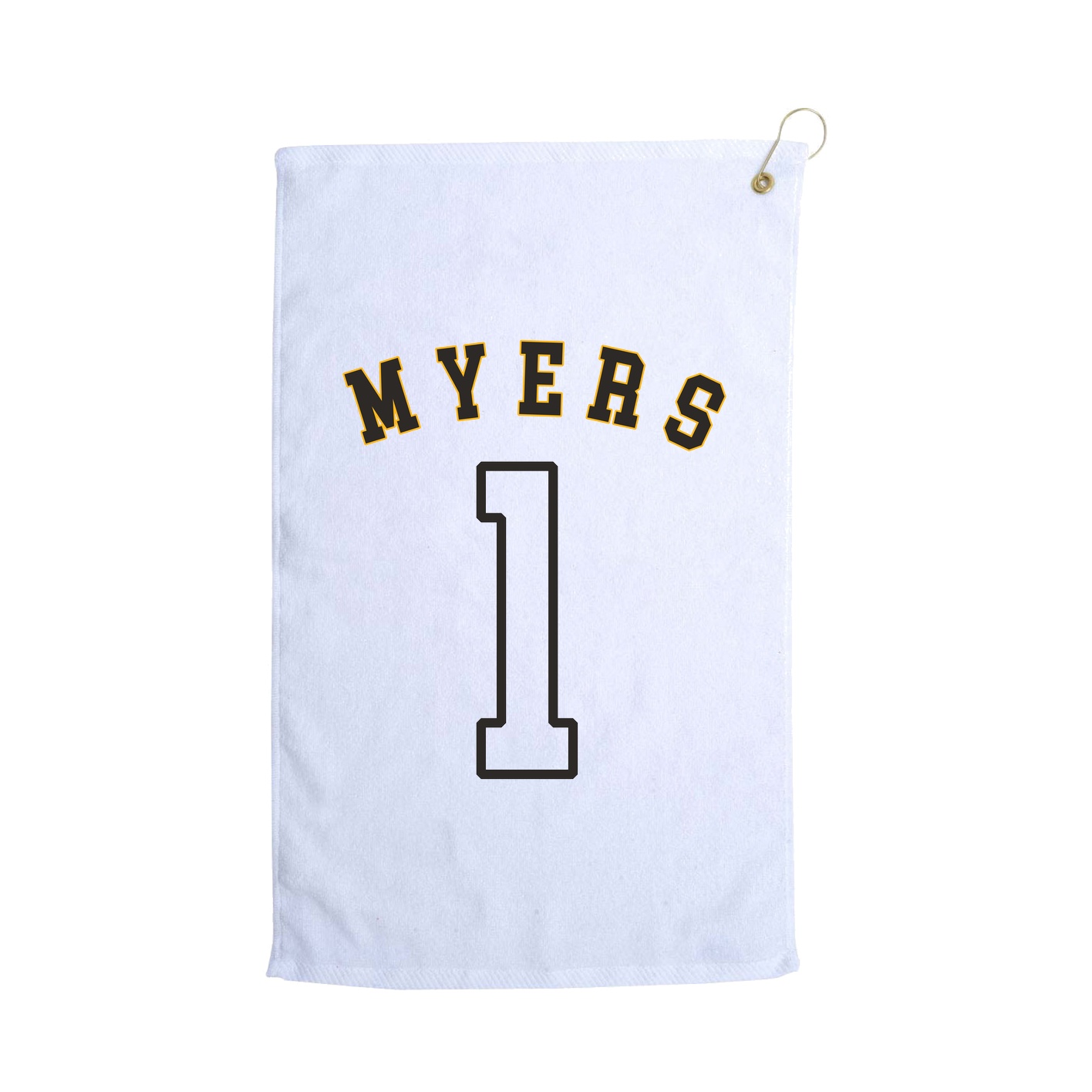 Golf Towel — Shirsey Arch in White