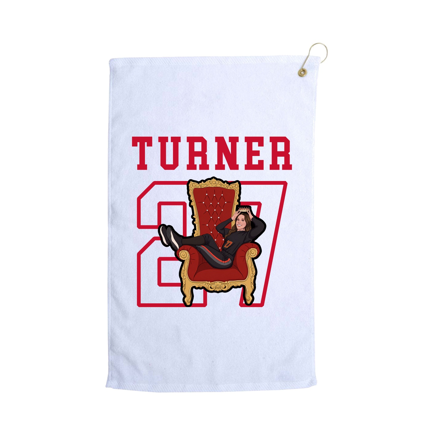 Golf Towel — Shirsey in White