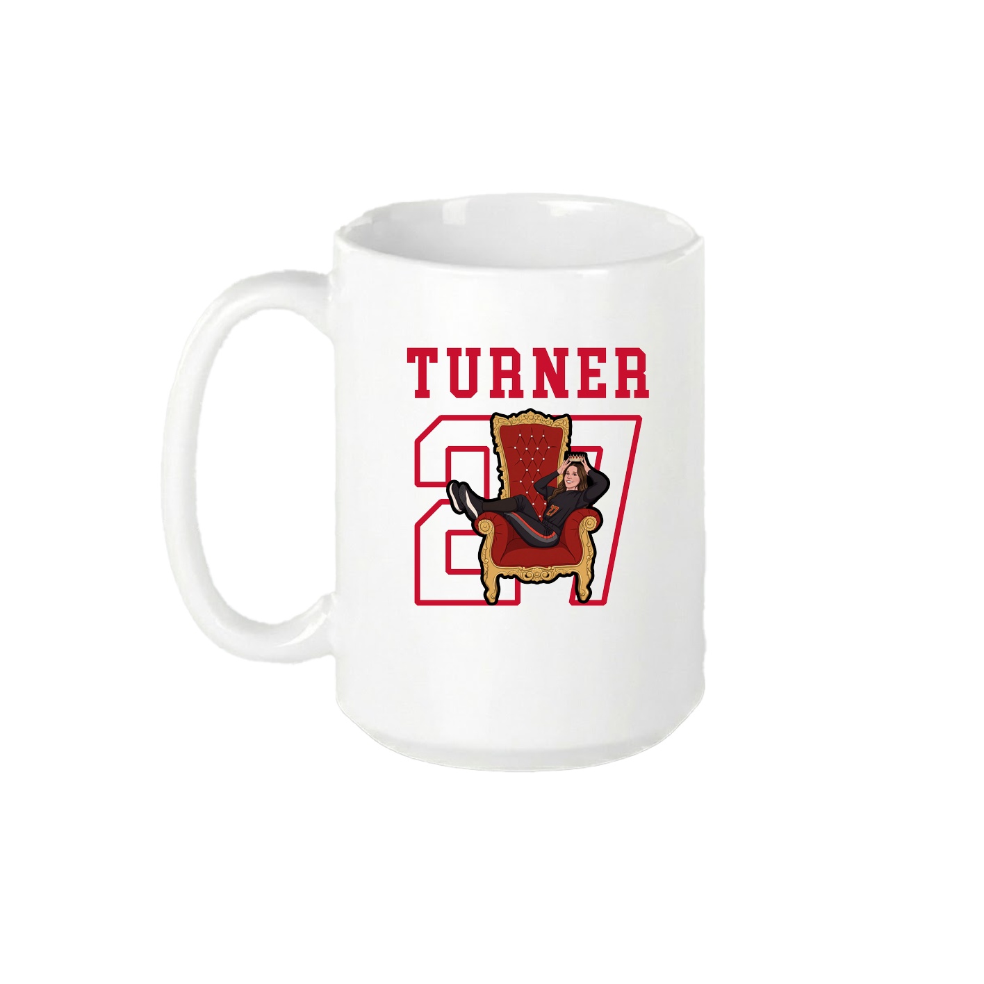 15oz Coffee Mug — Shirsey in White