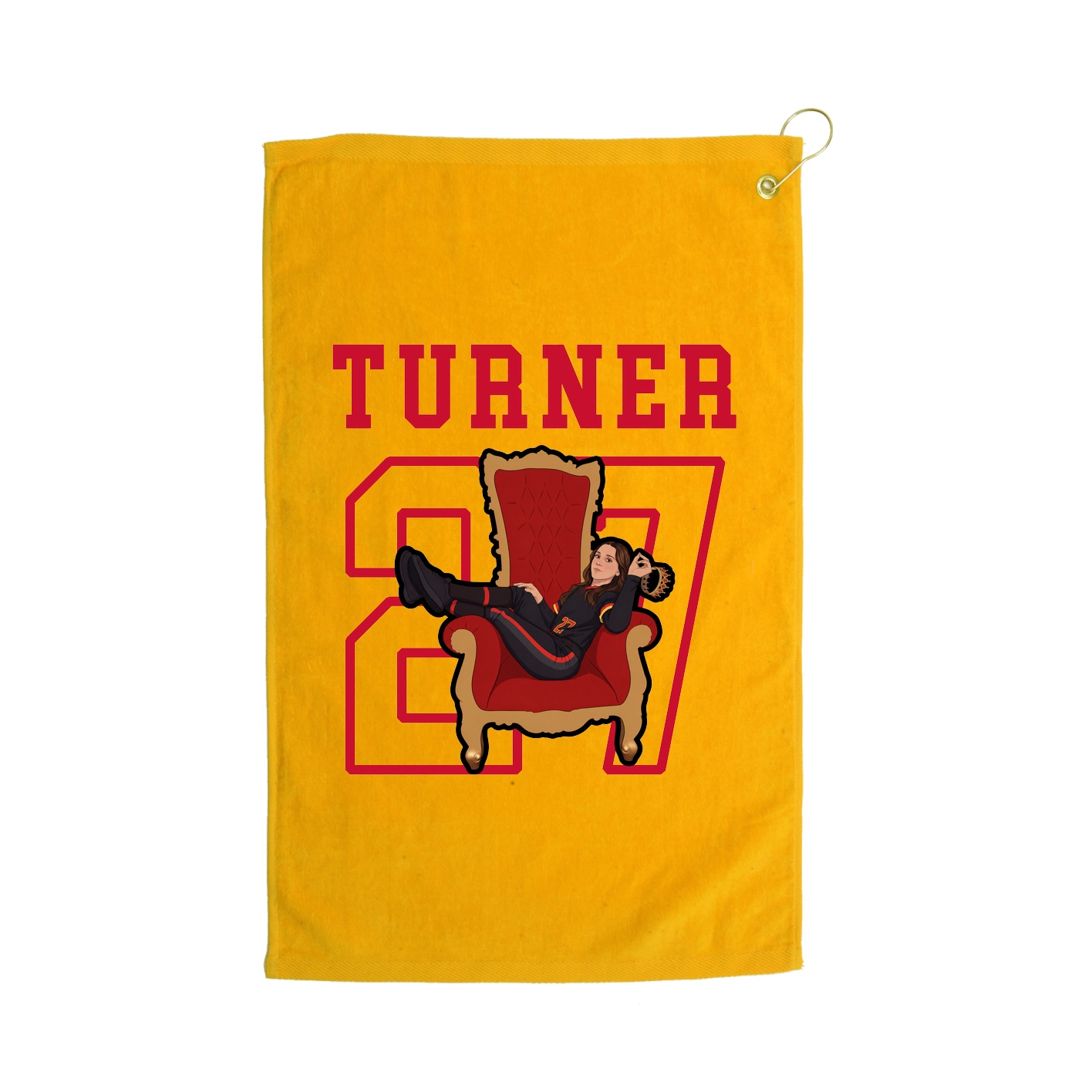 Golf Towel — Shirsey in Gold