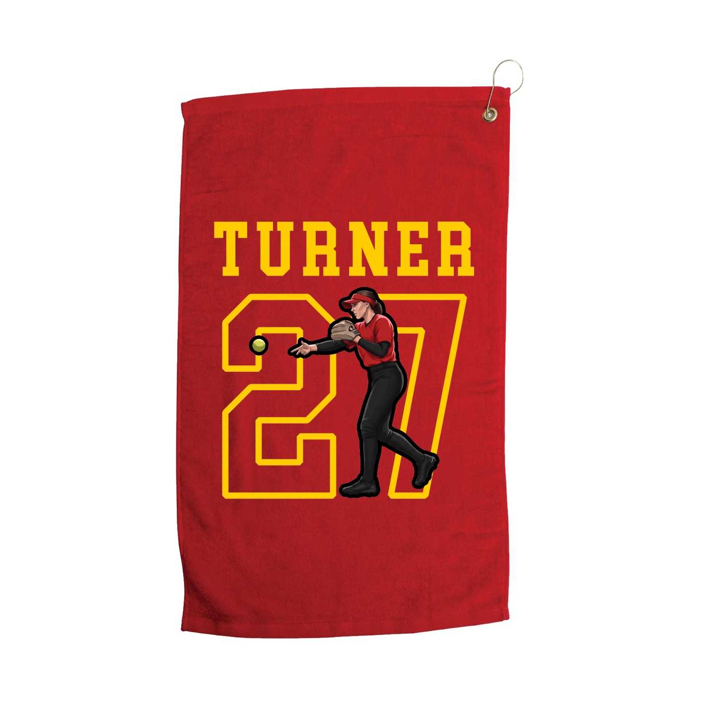 Golf Towel — Shirsey in Red