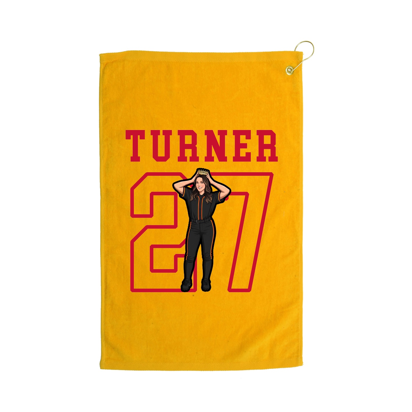 Golf Towel — Shirsey in Gold